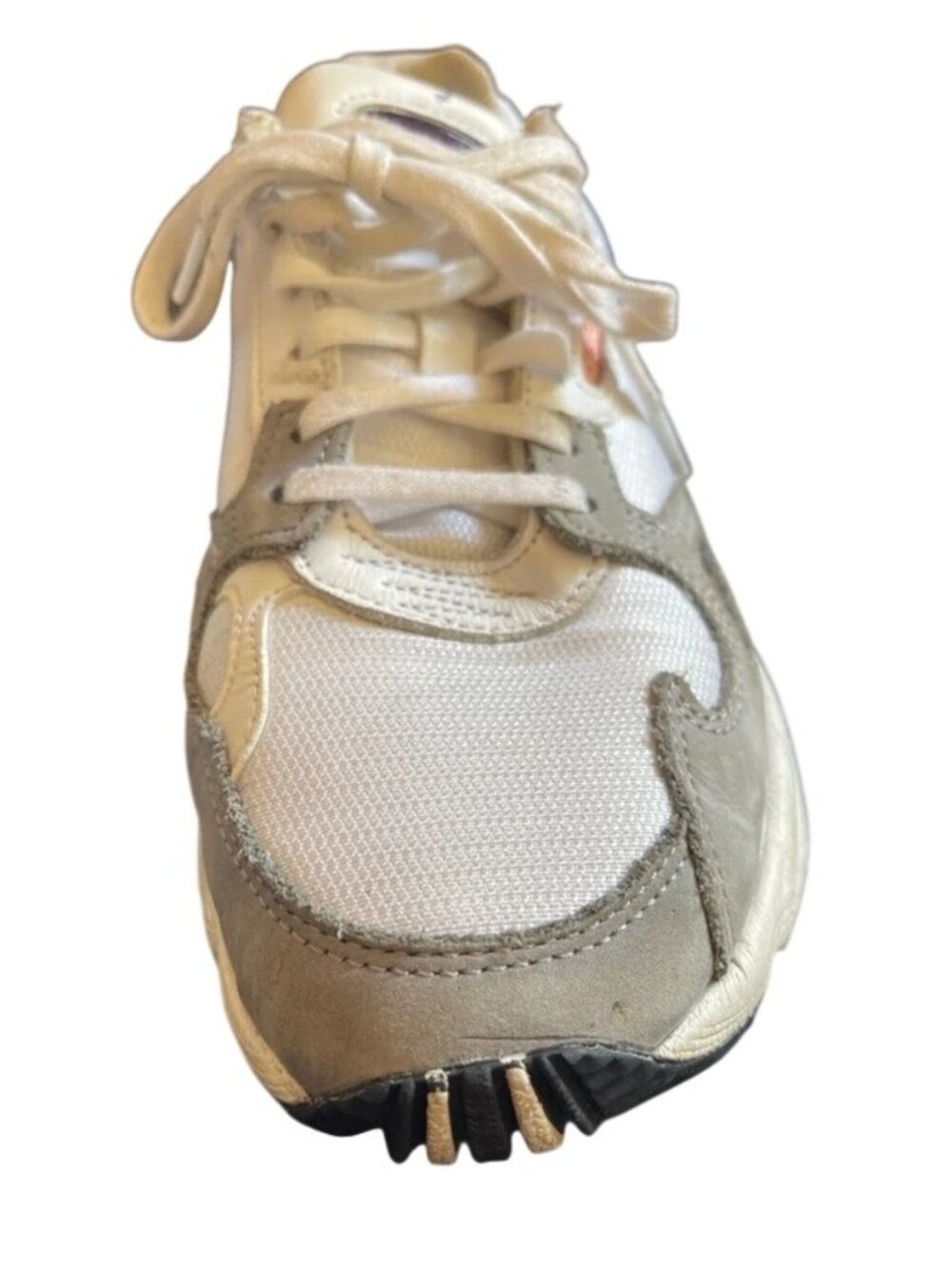 Adidas Originals Falcon White Grey Pink Chunky Sneakers CG6214 Women's Size 5 - Picture 7 of 16